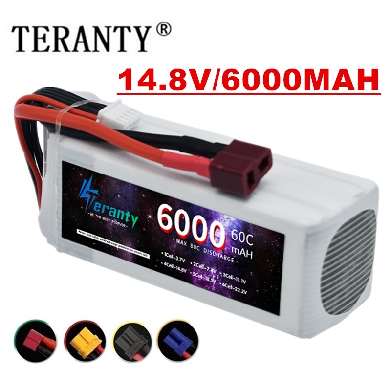 4S Lipo Battery 14.8V 6000Mah - Аккумулятор Lipo 6000 В, 14,8 мАч,