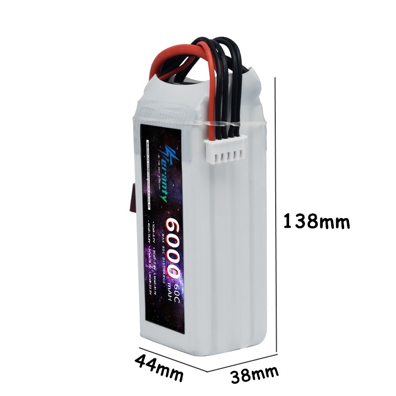 Аккумулятор Lipo 6000 В, 14,8  – обзор и цена 4S Lipo Battery 14.8V 6000Mah