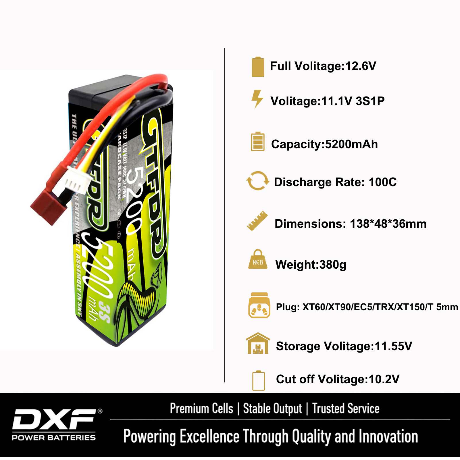 Аккумулятор GTFDR 3S Lipo 11.1 – обзор и цена 6S Lipo Battery 22.2V 5000Mah