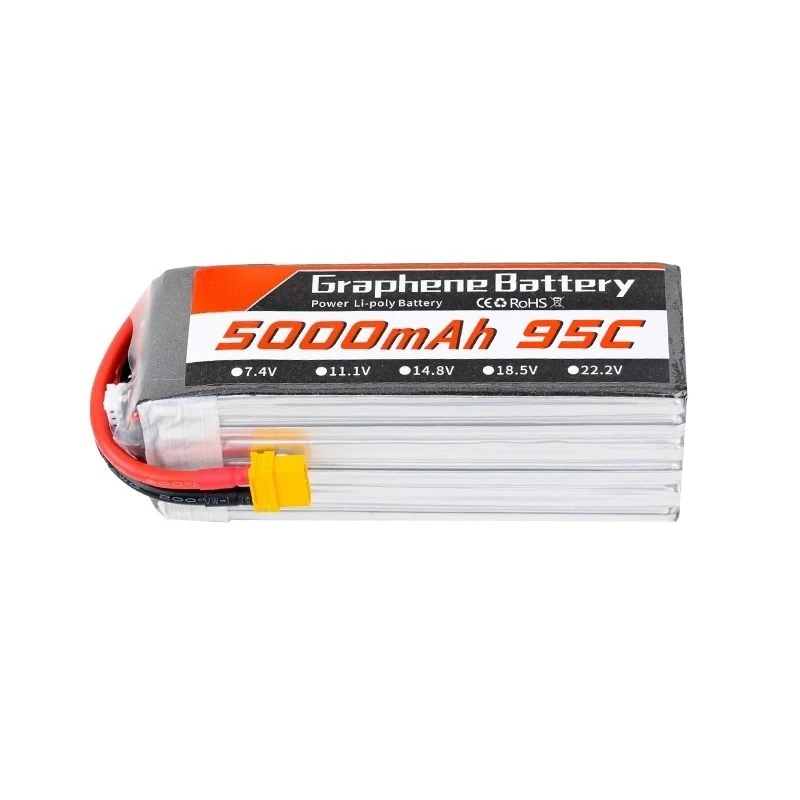 6S 22.2V 5000mAh 95C графеновы – обзор и цена 6S Lipo Battery 22.2V 5000Mah